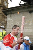 Kevin Pietersen Olympic Torch Runner