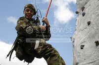 Marine Cadets rock climbing