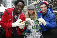 Blue Peter Presenters Try Ice Sculpting