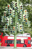 Traffic Lights on the  Isle of Dogs