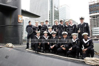 HNLMS Bruinvis Crew Celebrate their NATO Africa Medal