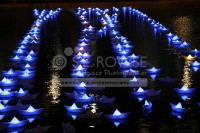 VOYAGE A FLOTILLA of 300 illuminated miniature boats