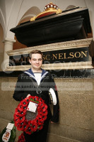 TRAFALGAR DAY @ NELSONS TOMB ST PAULS CRYPT