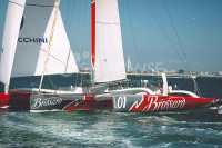 Sailing off Cowes