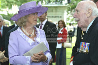 Duchess of Cornwall meets Colonel Stuart Archer GC.