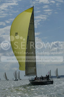 Sailing off Cowes