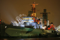 HMS Belfast largest cruiser in RN 91,000 tons built 1938