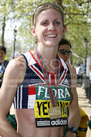 Liz Yelling  London Marathon 2007