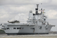 HMS Ark Royal leaves London
