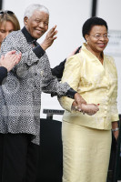 Nelson Mandela & his wife Dame Graca Machel