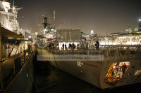 HMS Westminster Moors Alongside HMS Belfast London