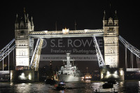 HMS Westminster arrives in London